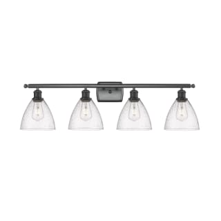 A thumbnail of the Innovations Lighting 516-4W-11-38 Bristol Vanity Matte Black / Seedy