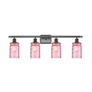 A thumbnail of the Innovations Lighting 516-4W Candor Oil Rubbed Bronze / Sweet Lilac Waterglass