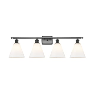 A thumbnail of the Innovations Lighting 516-4W-11-38 Berkshire Vanity Oil Rubbed Bronze / Matte White