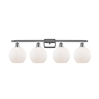 A thumbnail of the Innovations Lighting 516-4W-11-36 Athens Vanity Polished Chrome / Matte White