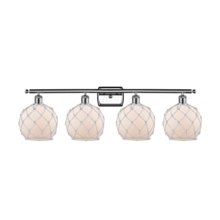 A thumbnail of the Innovations Lighting 516-4W Farmhouse Rope Polished Chrome / White
