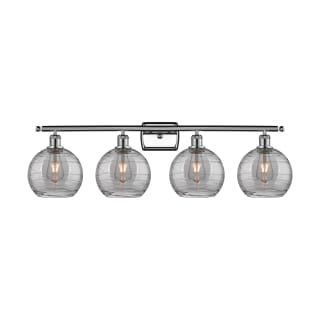 A thumbnail of the Innovations Lighting 516-4W 11 38 Athens Deco Swirl Vanity Polished Chrome / Light Smoke Deco Swirl