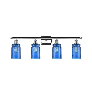 A thumbnail of the Innovations Lighting 516-4W Candor Polished Chrome / Princess Blue Waterglass