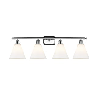 A thumbnail of the Innovations Lighting 516-4W-11-38 Berkshire Vanity Polished Chrome / Matte White