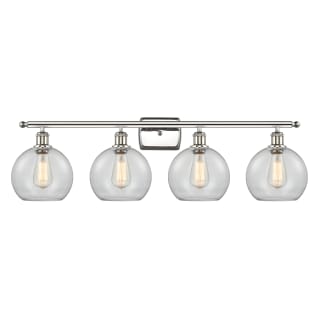 A thumbnail of the Innovations Lighting 516-4W-11-36 Athens Vanity Polished Nickel / Clear