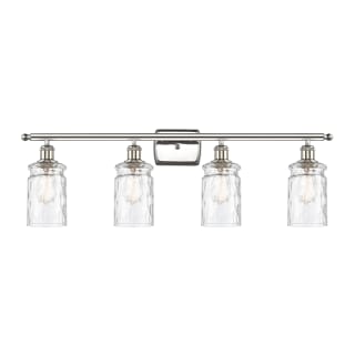 A thumbnail of the Innovations Lighting 516-4W Candor Polished Nickel / Clear Waterglass