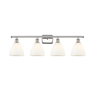 A thumbnail of the Innovations Lighting 516-4W-12-38 Bristol Vanity Polished Nickel / Matte White