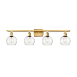 A thumbnail of the Innovations Lighting 516-4W-10-36 Athens Vanity Satin Gold / Seedy