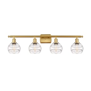 A thumbnail of the Innovations Lighting 516-4W-9-36 Rochester Vanity Satin Gold / Clear