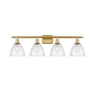 A thumbnail of the Innovations Lighting 516-4W-12-38 Bristol Vanity Satin Gold / Seedy