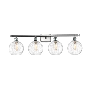 A thumbnail of the Innovations Lighting 516-4W-11-36 Athens Vanity Brushed Satin Nickel / Clear Water Glass