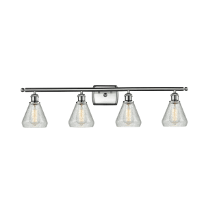 A thumbnail of the Innovations Lighting 516-4W Conesus Brushed Satin Nickel / Clear Crackle