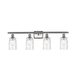 A thumbnail of the Innovations Lighting 516-4W Candor Brushed Satin Nickel / Clear Waterglass