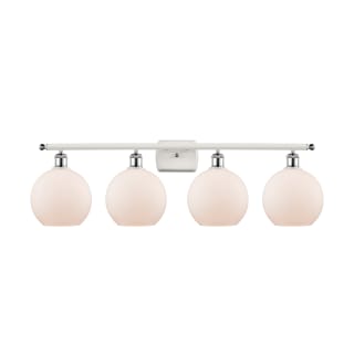 A thumbnail of the Innovations Lighting 516-4W-11-36 Athens Vanity White and Polished Chrome / Matte White