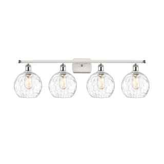 A thumbnail of the Innovations Lighting 516-4W-11-36 Athens Vanity White and Polished Chrome / Clear Water Glass