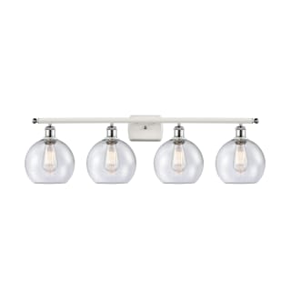 A thumbnail of the Innovations Lighting 516-4W-11-36 Athens Vanity White and Polished Chrome / Seedy