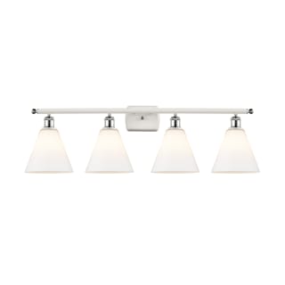 A thumbnail of the Innovations Lighting 516-4W-11-38 Berkshire Vanity White and Polished Chrome / Matte White