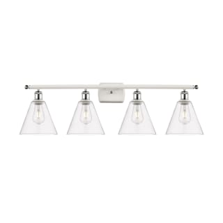 A thumbnail of the Innovations Lighting 516-4W-11-38 Berkshire Vanity White and Polished Chrome / Clear