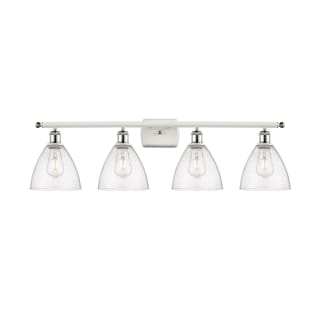 A thumbnail of the Innovations Lighting 516-4W-11-38 Bristol Vanity White and Polished Chrome / Seedy