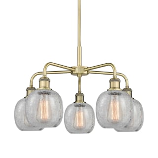 A thumbnail of the Innovations Lighting 516-5CR-15-24 Belfast Chandelier Antique Brass / Clear Crackle