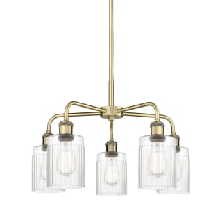 A thumbnail of the Innovations Lighting 516-5CR-15-23 Hadley Chandelier Antique Brass / Clear