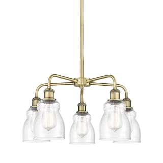 A thumbnail of the Innovations Lighting 516-5CR-15-23 Ellery Chandelier Antique Brass / Seedy