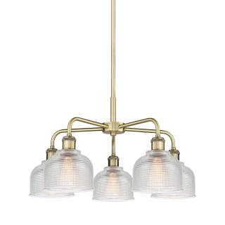 A thumbnail of the Innovations Lighting 516-5CR-15-24 Dayton Chandelier Antique Brass / Clear