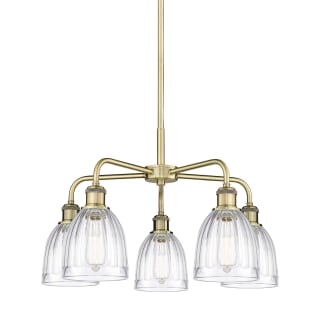 A thumbnail of the Innovations Lighting 516-5CR-15-24 Brookfield Chandelier Antique Brass / Clear