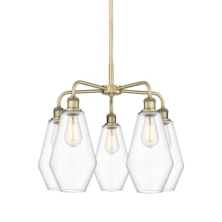 A thumbnail of the Innovations Lighting 516-5CR-20-25 Cindyrella Chandelier Antique Brass / Clear