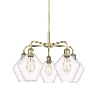 A thumbnail of the Innovations Lighting 516-5CR-17-26 Cindyrella Chandelier Antique Brass / Clear