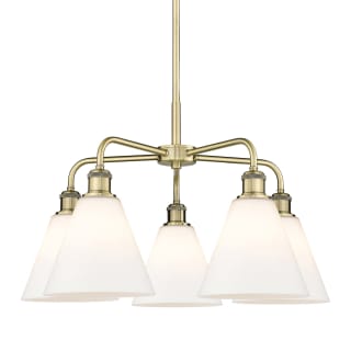 A thumbnail of the Innovations Lighting 516-5CR-16-26 Berkshire Chandelier Antique Brass / Matte White