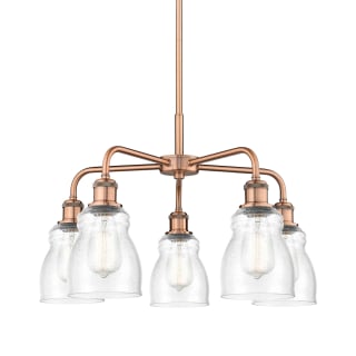 A thumbnail of the Innovations Lighting 516-5CR-15-23 Ellery Chandelier Antique Copper / Seedy