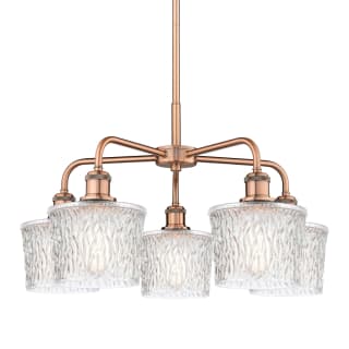 A thumbnail of the Innovations Lighting 516-5CR-15-25 Niagra Chandelier Antique Copper / Clear