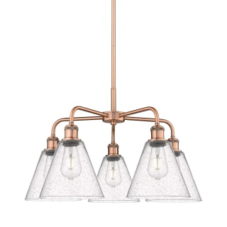 A thumbnail of the Innovations Lighting 516-5CR-16-26 Berkshire Chandelier Antique Copper / Seedy