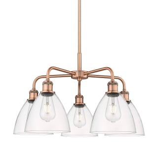 A thumbnail of the Innovations Lighting 516-5CR-16-26 Bristol Glass Chandelier Antique Copper / Clear