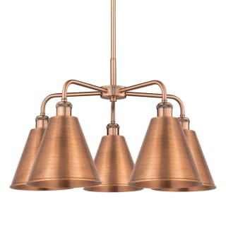A thumbnail of the Innovations Lighting 516-5CR-16-26 Ballston Cone Chandelier Antique Copper
