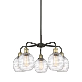 A thumbnail of the Innovations Lighting 516-5CR-15-24 Belfast Chandelier Black Antique Brass / Deco Swirl