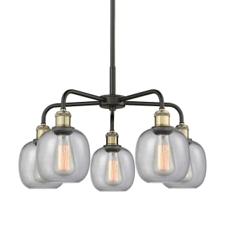 A thumbnail of the Innovations Lighting 516-5CR-15-24 Belfast Chandelier Black Antique Brass / Seedy