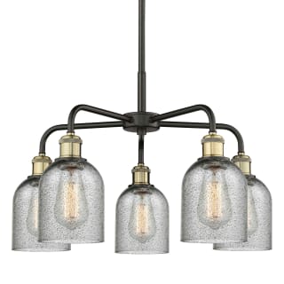 A thumbnail of the Innovations Lighting 516-5CR-15-23 Caledonia Chandelier Black Antique Brass / Charcoal