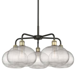 A thumbnail of the Innovations Lighting 516-5CR-15-28 Ithaca Chandelier Black Antique Brass / Clear Ithaca