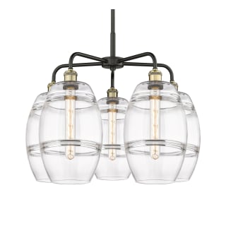 A thumbnail of the Innovations Lighting 516-5CR-15-26 Vaz Chandelier Black Antique Brass / Clear