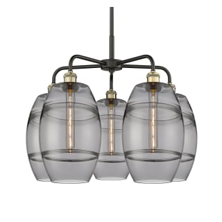 A thumbnail of the Innovations Lighting 516-5CR-15-26 Vaz Chandelier Black Antique Brass / Smoked