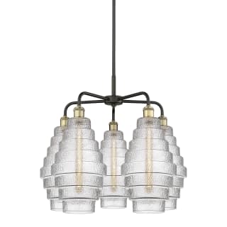 A thumbnail of the Innovations Lighting 516-5CR-23-26 Cascade Chandelier Black Antique Brass / Clear