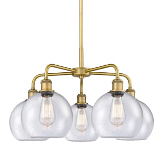 A thumbnail of the Innovations Lighting 516-5CR-16-26 Athens Chandelier Brushed Brass / Seedy