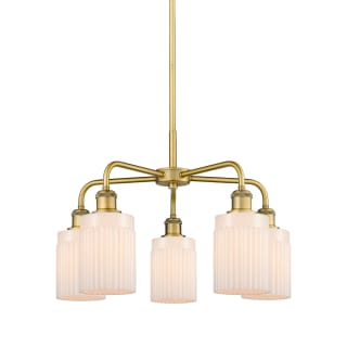 A thumbnail of the Innovations Lighting 516-5CR-15-23 Hadley Chandelier Brushed Brass / Matte White