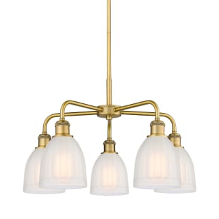 A thumbnail of the Innovations Lighting 516-5CR-15-24 Brookfield Chandelier Brushed Brass / White