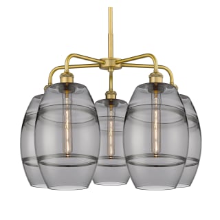 A thumbnail of the Innovations Lighting 516-5CR-15-26 Vaz Chandelier Brushed Brass / Smoked