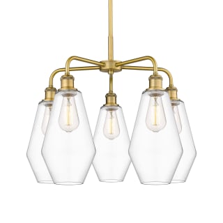 A thumbnail of the Innovations Lighting 516-5CR-20-25 Cindyrella Chandelier Brushed Brass / Clear