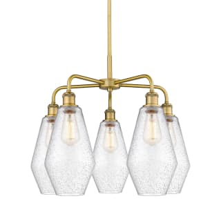 A thumbnail of the Innovations Lighting 516-5CR-20-25 Cindyrella Chandelier Brushed Brass / Seedy