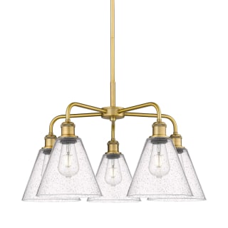 A thumbnail of the Innovations Lighting 516-5CR-16-26 Berkshire Chandelier Brushed Brass / Seedy